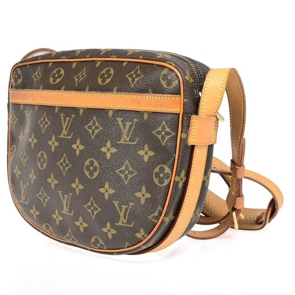 LOUIS VUITTON Jeune Fille GM Shoulder Bag Monogram Leather Brown - Picture 4 of 15